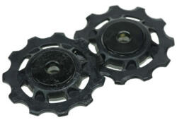 Sram X7, X9, X0 váltógörgő készlet (alsó és felső), 11T, ipari csapágyas, műanyag, fekete