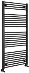 SAPHO AQUALINE DIRECT Fürdőszobai radiátor, egyenes, 600x1320mm, matt fekete ILR36B (ILR36B)