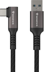 NATEC NVC-2221 USB kábel USB 3.2 Gen 1 (3.1 Gen 1) 5 M USB A USB C Fekete, Szürke (NVC-2221)