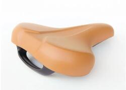 Velo VL-6393 D2 unisex komfort nyereg, 265 x 213 mm, 501 g, okker színű