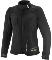 IXON Geacă motociclistă pentru femei IXON Tyr negru-galben fluo (IXO105102057-1072)