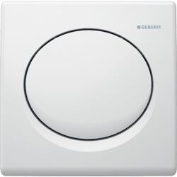 Geberit Basic vizeldevezérlés pneumatikus működtetéssel, műanyag működtetőlappal, alpin fehér, kerek (GE-115.820.11.5)