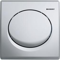 Geberit Basic vizeldevezérlés pneumatikus működtetéssel, műanyag működtetőlappal, matt króm (GE-115.820.46.5)