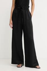 BOSS Orange pantaloni wide leg pentru femei, cu amestec de in C Tacola PPY2-SPD0WW_99X (50556859)
