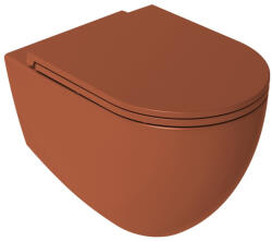 SAPHO ISVEA INFINITY RIMLESS fali WC, 36, 5x53cm, terracotta (10NF02005-2U) (10NF02005-2U)