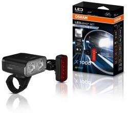 OSRAM LEDsBIKE EXPLORER X 1000 SET első+hátsó kerékpár lámpa készlet LEDBL202