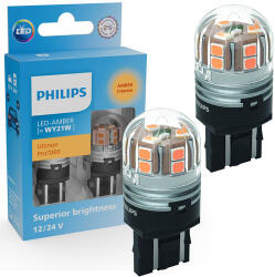 Philips T20 WY21W Ultinon PRO7000 LED sárga 11071AU70X2 (11071AU70X2)