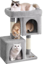 FEANDREA Macskakaparó 74 cm Magas, Cicatorony, ‎49x32x74 cm, Világosszürke