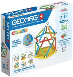 Geomag Supercolor Recycled 42 db-os mágneses építőjáték (16324)