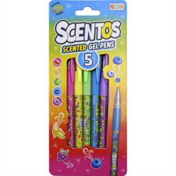 Scentos Illatos zseléstoll, 5 db-os - neon színek (60916)