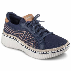 Skechers Wilshire BLVD Bellevue kék női fűzős sztreccs cipő 100716-NVY