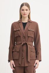 Gaudi női viszkóz kabát - barna 40