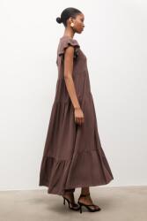 ANSWEAR ruha vászonkeverékből - barna L