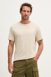 Barbour férfi pamut póló Essentials - bézs S