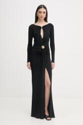 Elisabetta Franchi ruha viszkózzal - fekete 40 - answear - 170 990 Ft