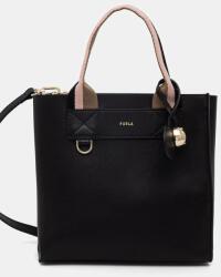 Furla női bőr keresztpántos táska Divide It S Tote - fekete Univerzális méret