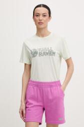 Fjallraven női pamut póló Lush - zöld S