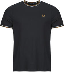 Fred Perry Tricouri mânecă scurtă Bărbați TWIN TIPPED T-SHIRT Fred Perry Negru EU XXL - spartoo - 252,00 RON