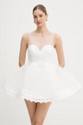 Bardot Kiszélesedő ruha - bézs S - answear - 38 990 Ft