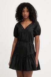 TWINSET kiszélesedő ruha pamut - fekete 40