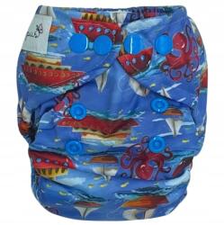 Pupus Újszülött zsebes pelenka 3-7kg Hajók