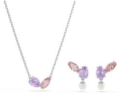 Swarovski női fém ékszer szett kristállyal Ariana Grande x - ezüst Univerzális méret