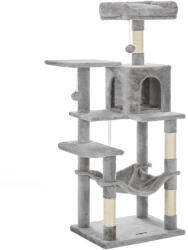 FEANDREA PCT161W01 Macskafa Függőággyal 143 cm Világosszürke (EUZ-PCT161W01V1)