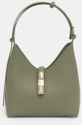 Furla női bőr táska Goccia S Hobo - zöld Univerzális méret