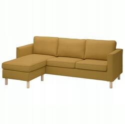 IKEA Parup 3 személyes kanapé huzat sezlonnal/Vissle sárga-barna (205.672.52)
