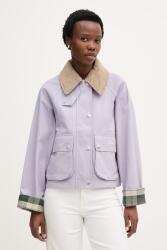 Barbour rövid női pamut dzseki - lila 38