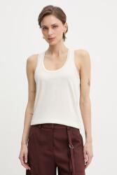 Patrizia Pepe top női lyocellel - bézs 34