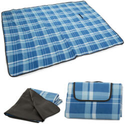  Összehajtható vízálló piknik takaró 150 x 200cm (kék) (v14192_N)