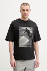 Oakley póló férfi pamut SANDBOARD - fekete S