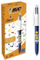 BIC Golyóstoll 4 Colours Message Boss (12DB), Bic (992563)