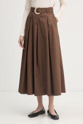 Gaudi szoknya pamutból készült - barna 34
