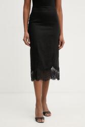 Twinset szoknya vászonból - fekete 36