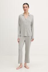 Calvin Klein Underwear kétrészes női pizsama modállal - szürke S