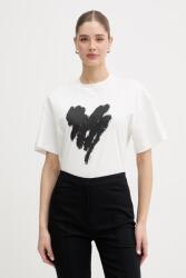 La Mania t-shirt női pamut SANDER - bézs 36