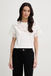 Twinset pamut póló - bézs XS - answear - 61 990 Ft