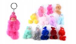 Midex Kulcstartó szett plüss baba sapkában 9cm Midex 12 db (D43590)