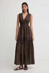 TWINSET nyári pamut ruha - barna 42