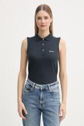 Barbour top női pamut elasztánnal Bowford - sötétkék 42