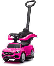 Chipolino Mercedes Benz C-Class bébitaxi tolókarral - pink