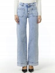  Egyenes szárú farmernadrág világos kék színben 9181 [xs méret]