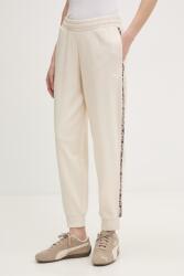 PUMA melegítő női pamuttal Essential graphic animal - bézs S