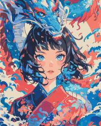 Brushme Számfestés Brushme 40X50 CM Lány, Aki Sárkány Lett (BR-BS54078)