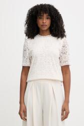 Morgan blúz női pamuttal - bézs XS