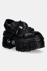 New Rock női bőr szandál ITALI NEGRO, TANK CASCO NEGRO , BIOS N - fekete Női 41