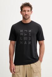 Helly Hansen t-shirt férfi SKOG RECYCLED GRAPHIC - fekete L