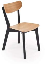 Halmar Kalivia étkezőszék, természetes fa / fekete